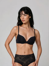 Jadea Fiamma reggiseno super push up senza ferretto nero