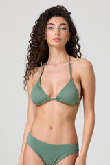 Jadea JB004 triangolo bikini laccetti militare