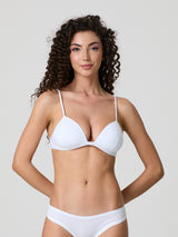 Reggiseno a triangolo imbottito in cotone modal