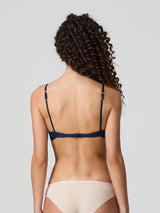 Reggiseno a triangolo imbottito in cotone modal