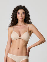 Reggiseno a triangolo imbottito in cotone modal