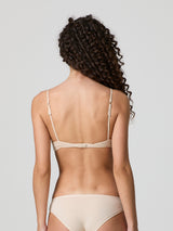 Reggiseno a triangolo imbottito in cotone modal