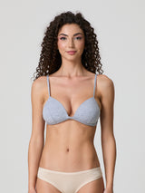 Reggiseno a triangolo imbottito in cotone modal