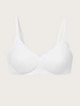 Jadea Nuvola reggiseno a triangolo senza cuciture coppe estraibili bianco