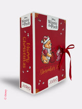 Pigiama aperto in cotone garzato Disney Winnie The Pooh serie Christmas
