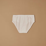 Slip in cotone elasticizzato con pizzo laterale