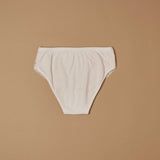 Slip in cotone elasticizzato con pizzo frontale