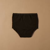 Culotte in cotone elasticizzato con pizzo laterale