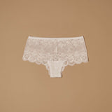 Slip short in pizzo trasparente