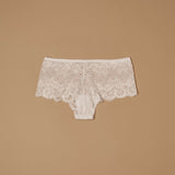 Slip short in pizzo trasparente