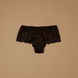 Slip short in pizzo trasparente