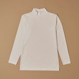 Lupetto bimba a manica lunga in cotone bielastico