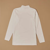Lupetto bimba a manica lunga in cotone bielastico