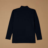 Lupetto bimba a manica lunga in cotone bielastico