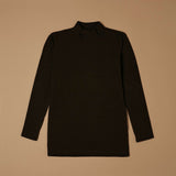 Lupetto bimba a manica lunga in cotone bielastico