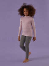 Jadea 262 lupetto bimba a manica lunga in cotone bielastico rosa