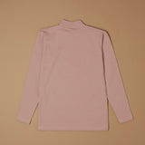 Lupetto bimba a manica lunga in cotone bielastico