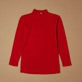 Lupetto bimba a manica lunga in cotone bielastico