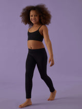 Jadea 264 leggings bimba lungo in caldo cotone nero