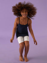 Jadea 282 top canotta bimba in cotone blu