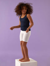 Jadea 283 canotta bimba in cotone blu