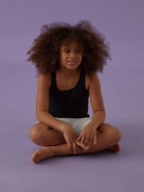 Jadea 283 canotta bimba in cotone nero