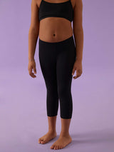 Leggings bimba modello capri in fresco cotone