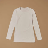 Crew-neck sweater in stretch cotton