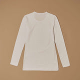 Crew-neck sweater in stretch cotton