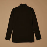 Lupetto a manica lunga in cotone elasticizzato