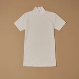 Lupetto a mezza manica in cotone elasticizzato