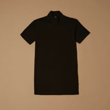 Lupetto a mezza manica in cotone elasticizzato