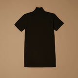 Lupetto a mezza manica in cotone elasticizzato