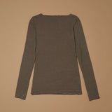 Jadea 4064 maglia scollo a barca cashmere grigio