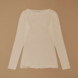 Jadea 4064 maglia scollo a barca cashmere latte