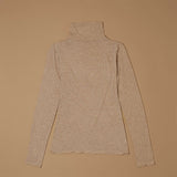 Jadea 4066 dolcevita manica lunga con cashmere naturale