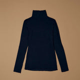 Jadea 4066 dolcevita manica lunga con cashmere navy