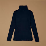 Jadea 4066 dolcevita manica lunga con cashmere navy