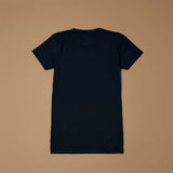T-shirt a girocollo in cotone modal