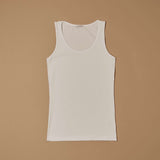 Canotta a spalla larga in cotone modal