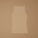 Canotta a spalla larga in cotone modal