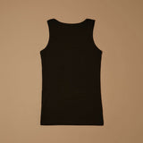 Canotta a spalla larga in cotone modal