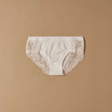 Slip in cotone modal con fascia e pizzo laterale