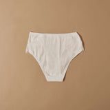 Midi in cotone modal con fascia e pizzo frontale