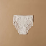 Slip in cotone modal con bordo a smerlo e pizzo