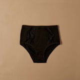 Culotte in cotone modal con fascia e pizzo frontale