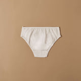 Slip in cotone bielastico e pizzo (3 pezzi)