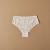 Slip in cotone modal e pizzo