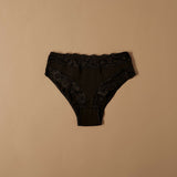 Slip in cotone modal e pizzo