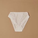 Slip in cotone modal e inserti in pizzo